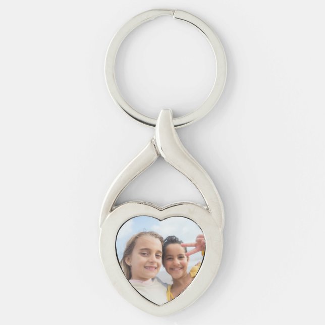 Schlüsselanhänger für personalisiertes Foto, benut (Vorderseite)