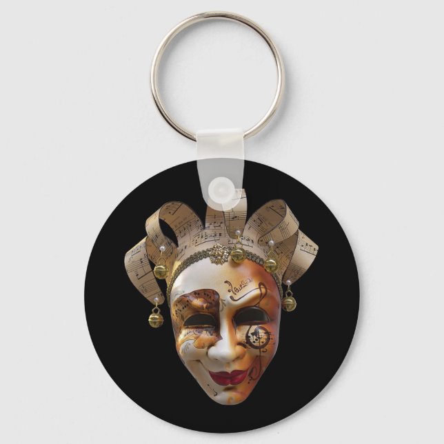 Schlüsselanhänger für venezianische Masken (Vorderseite)