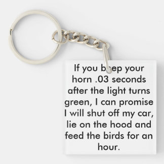 Schlüsselanhänger "fütternd der Vögel"