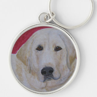 Schlüsselanhänger, gelber Labrador-Retriever Schlüsselanhänger