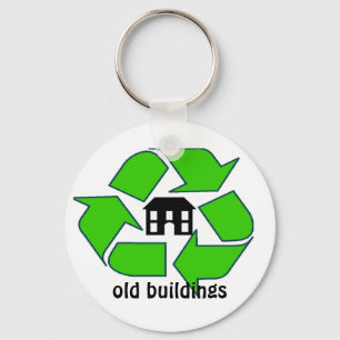 SCHLÜSSELANHÄNGER - GERECYCELT GEBÄUDE