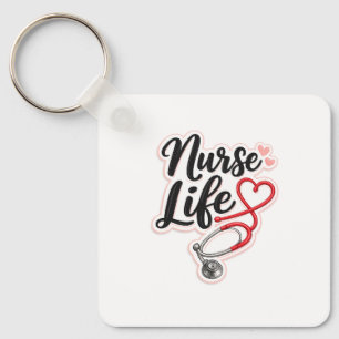 Schlüsselanhänger-Geschenkdesign für Krankenpflege Schlüsselanhänger