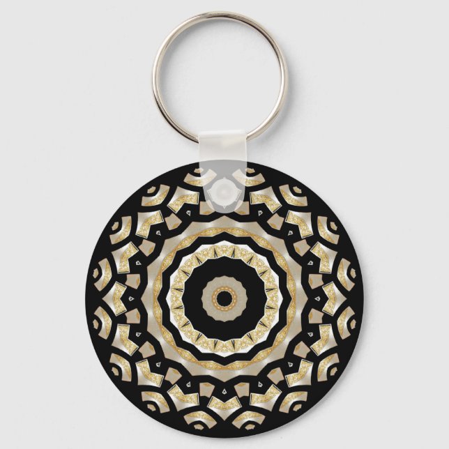 Schlüsselanhänger Gold Black Pearl (B8C) (Vorderseite)