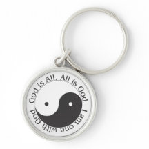 Schlüsselanhänger - Gott ist alles Yin-Yang