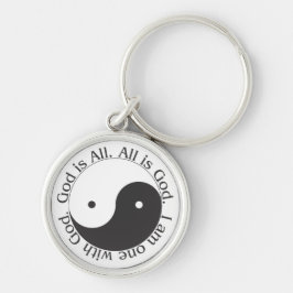 Schlüsselanhänger - Gott ist alles Yin-Yang