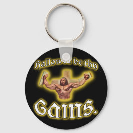 Schlüsselanhänger "Hallow be thy Gains"