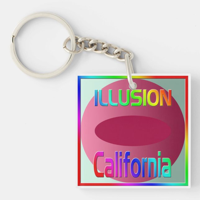 Schlüsselanhänger "ILLUSION California" (Vorderseite)