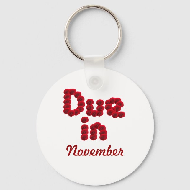 Schlüsselanhänger im November (Vorderseite)