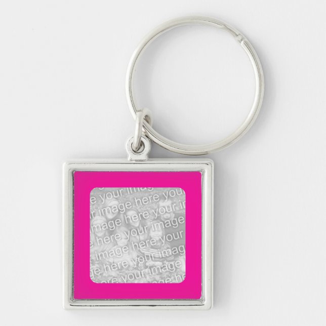 Schlüsselanhänger in Rosa (Vorne)