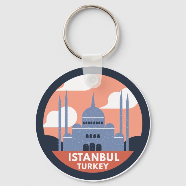Schlüsselanhänger Istanbul Türkei (Vorderseite)