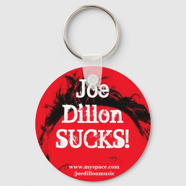 Schlüsselanhänger Joe Dillon SIND ZUM KOTZEN! (Vorderseite)