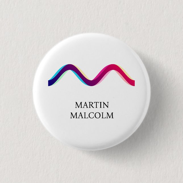 SCHLÜSSELANHÄNGER Letter M Button (Vorderseite)