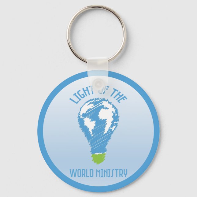 Schlüsselanhänger Light of the World Ministry Logo (Vorderseite)