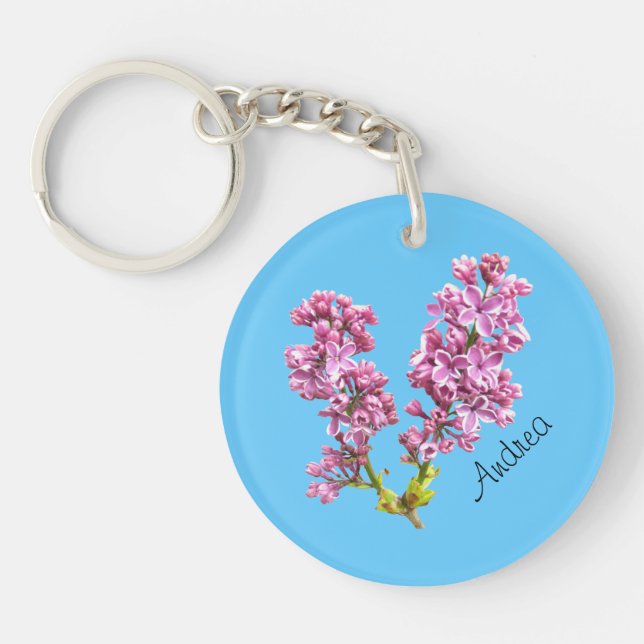 Schlüsselanhänger - Lilac-Blüten (Vorderseite)