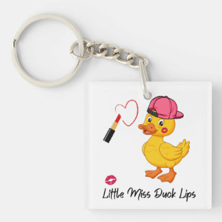 Schlüsselanhänger "Little Miss Duck Lips"