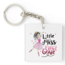 Schlüsselanhänger Little Miss Erste Klasse – Zurüc