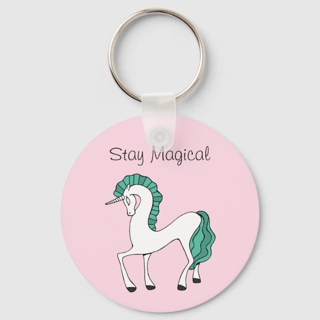 Schlüsselanhänger Magical Unicorn bleibe (Vorderseite)