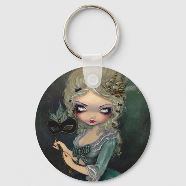 Schlüsselanhänger "Marie Masquerade" (Vorderseite)