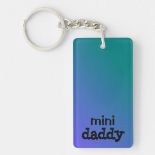 Schlüsselanhänger "Mini Daddy" mit Foto und Namen