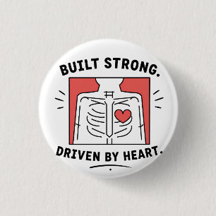 Schlüsselanhänger Minimalistischer anatomischer Button