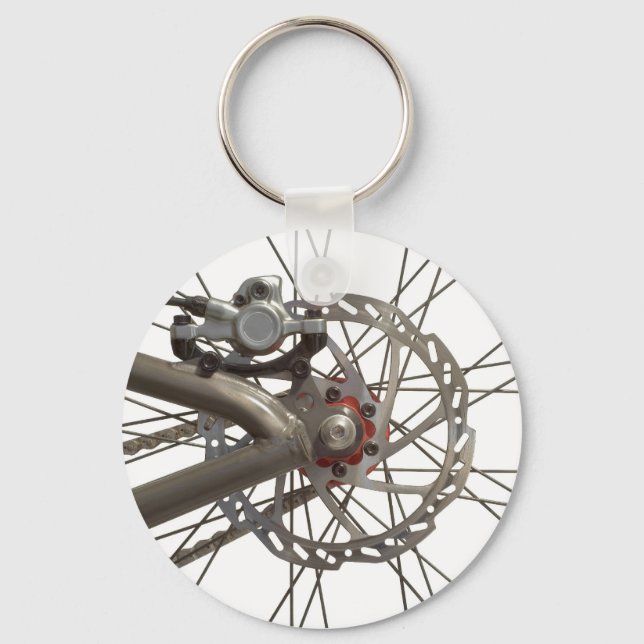Schlüsselanhänger mit Bike Wheel Hub (Vorderseite)