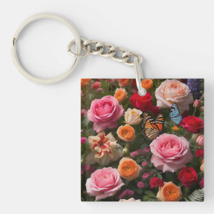 Schlüsselanhänger mit Blumenspülung - Sinnvolles G