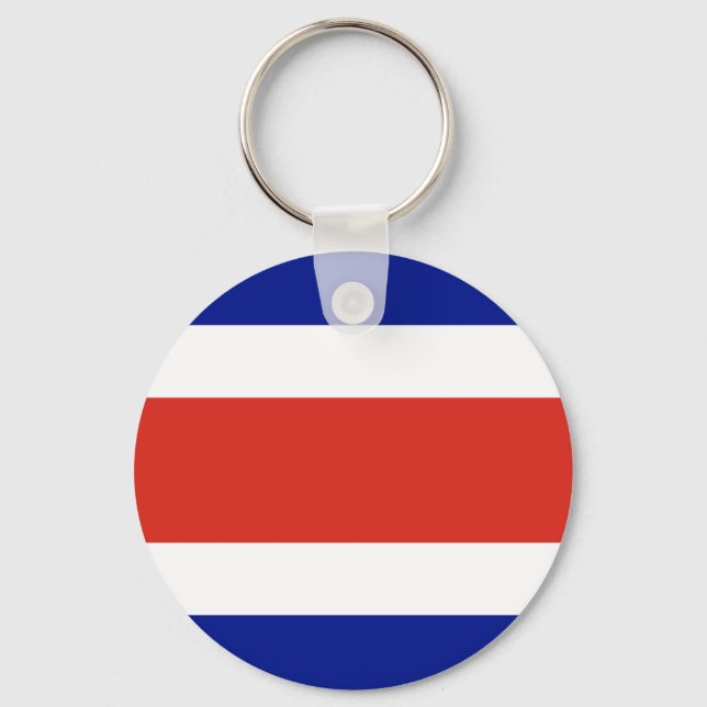 Schlüsselanhänger mit der Flagge Costa Ricas (Vorderseite)