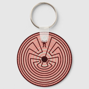 Schlüsselanhänger ~mit einem Labyrinth-Labyrinth