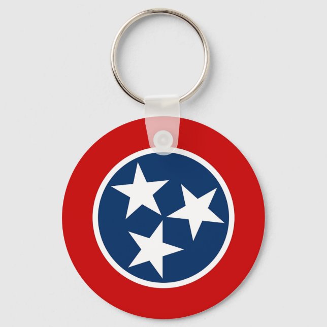 Schlüsselanhänger mit Flagge des Tennessee-Staat (Vorderseite)