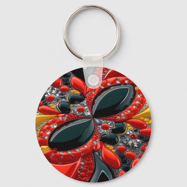 Schlüsselanhänger mit Germany Colors Design (Vorderseite)
