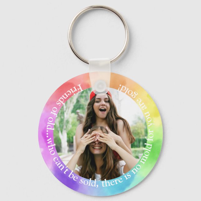 Schlüsselanhänger mit Ihrem Namen in beliebiger Co (Vorderseite)