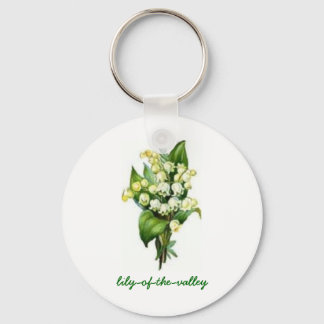 Schlüsselanhänger mit Lily-of-the-Valley-Design