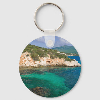 Schlüsselanhänger mit Meerblick von Sardinien.