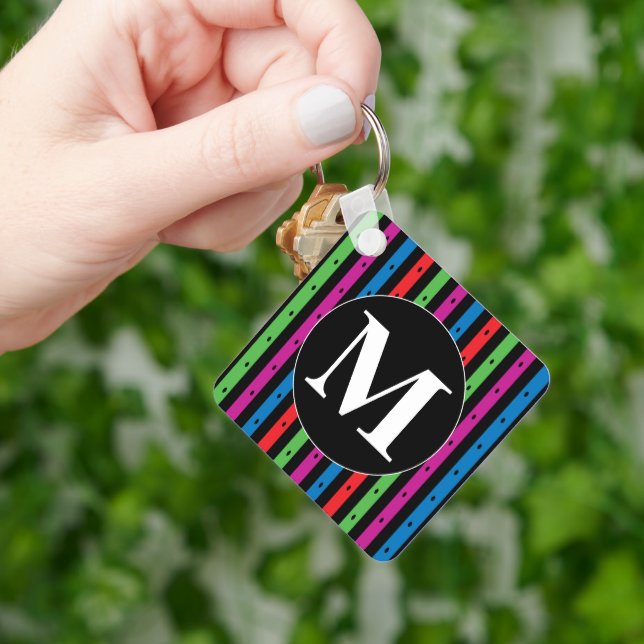 Schlüsselanhänger mit Monogramm (Hand)