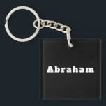 Schlüsselanhänger mit Namen Abraham<br><div class="desc">Schlüsselanhänger mit Namen Abraham</div>
