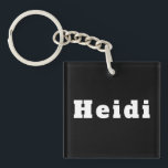 Schlüsselanhänger mit Namen Heidi<br><div class="desc">Schlüsselanhänger mit Namen Heidi</div>
