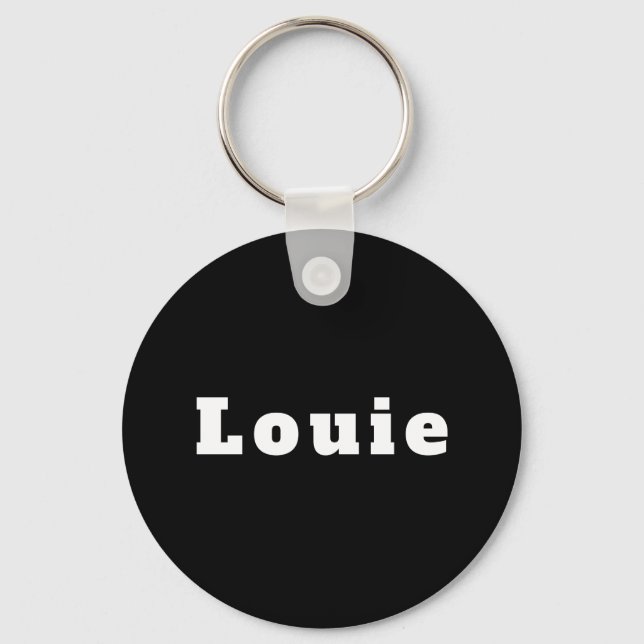Schlüsselanhänger mit Namen Louie (Vorderseite)