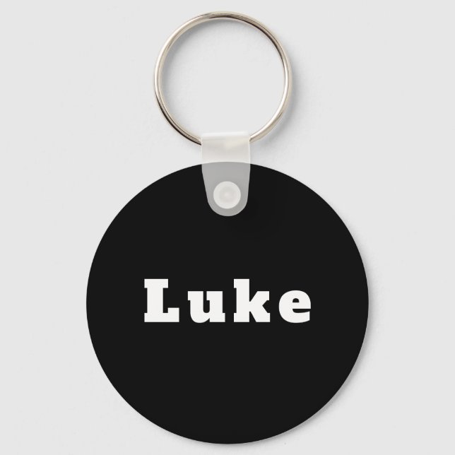 Schlüsselanhänger mit Namen Luke (Vorderseite)