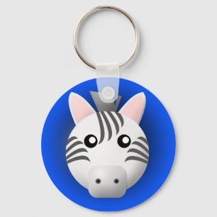 Schlüsselanhänger mit Tier: Zebra