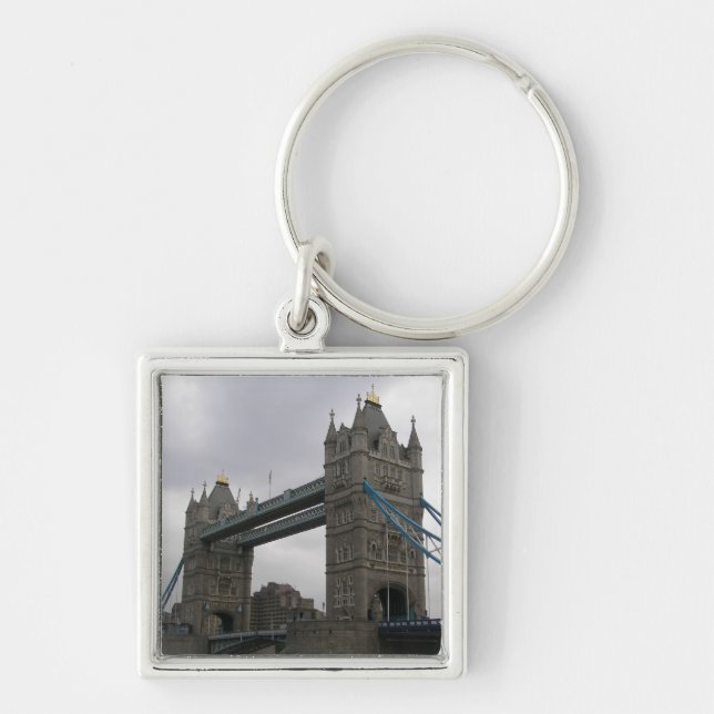 Schlüsselanhänger mit Tower Bridge über der Themse (Vorne)