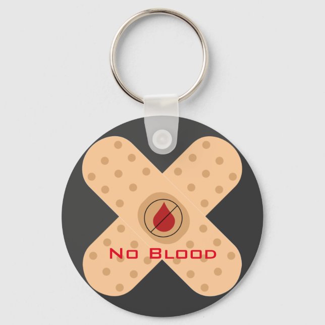Schlüsselanhänger ohne Blood des Designers mit Tex (Vorderseite)