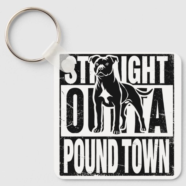 Schlüsselanhänger Outta Pound Town (Vorderseite)