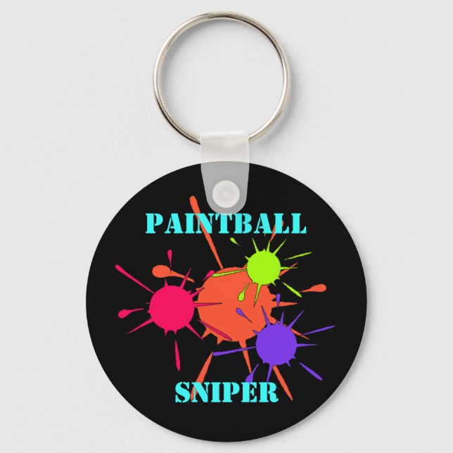 SCHLÜSSELANHÄNGER PAINTBALL SNIPER ALLES NAH IN PA (Vorderseite)