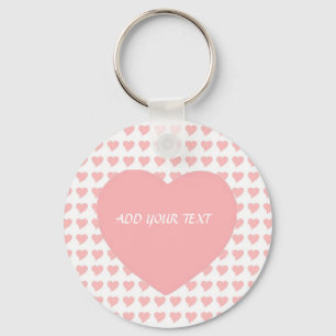 Schlüsselanhänger Pink Heart Valentine Gift ZIZZAG