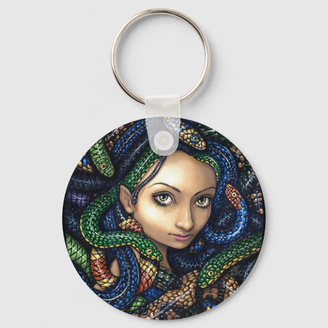 Schlüsselanhänger "Portrait of Medusa" (Vorderseite)