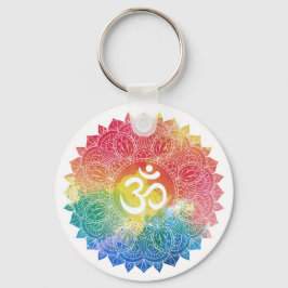 SCHLÜSSELANHÄNGER: RAINBOW MANDALA SCHLÜSSELANHÄNGER