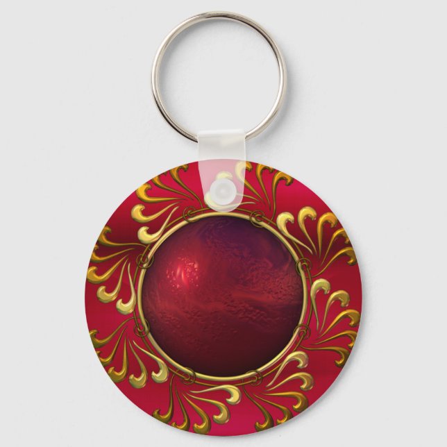 Schlüsselanhänger Red Gold Jewel (Vorderseite)