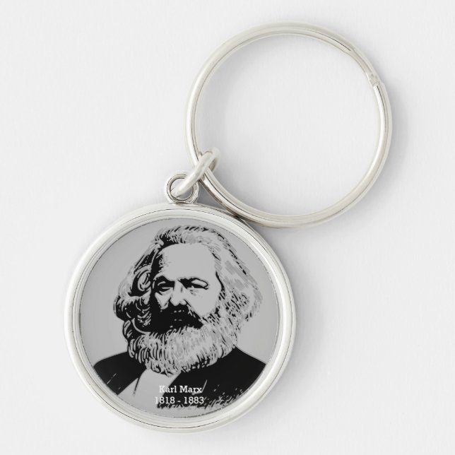 Schlüsselanhänger roned Premium Karl Marx (Vorne)