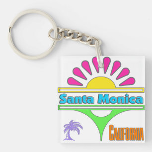 Schlüsselanhänger "Santa Monica Colorful 1"