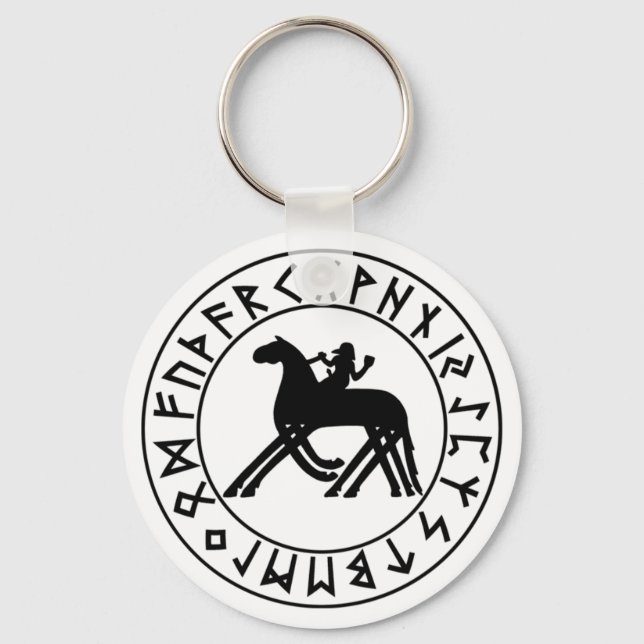 Schlüsselanhänger Sleipnir Shield (Vorderseite)